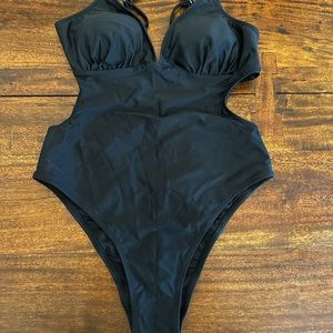 Women's Cutout Back Crisscross One Piece Swimsuit - Cupshe